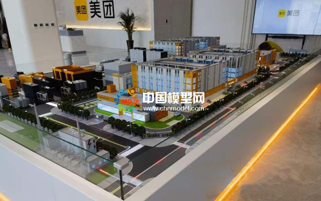 美團(tuán)數(shù)據(jù)中心沙盤模型