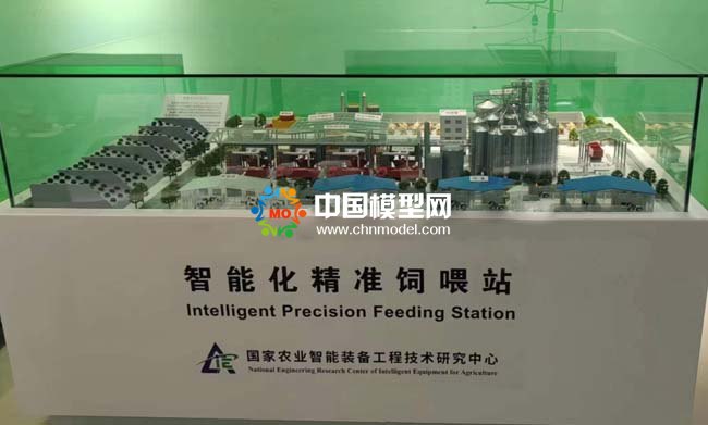 智能化精準(zhǔn)飼喂站沙盤(pán)模型