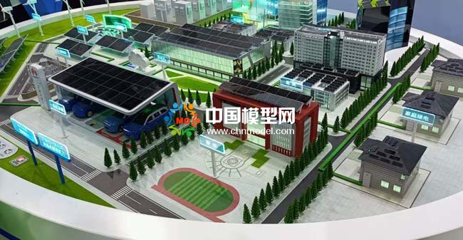 智能光伏光儲(chǔ)融合沙盤模型