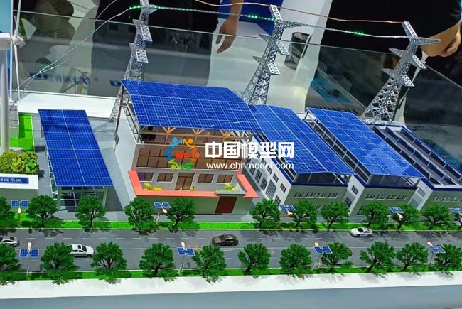 戶用光伏儲(chǔ)能住宅能源一體化沙盤模型