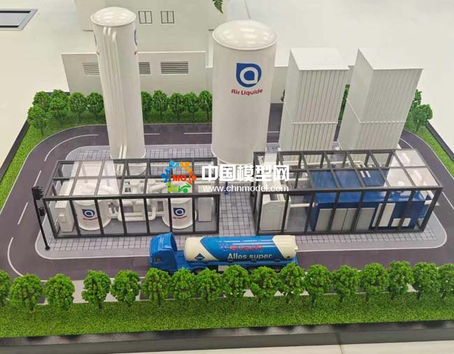 液化氣體裝備沙盤模型