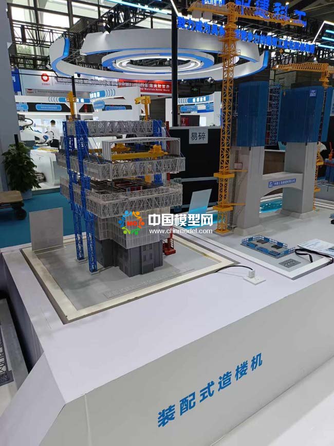 裝配式造樓機(jī)沙盤模型