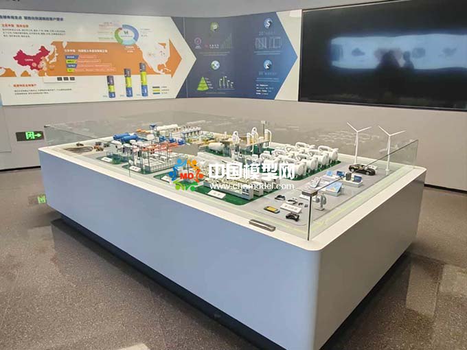 磁性材料生產(chǎn)工藝流程沙盤模型