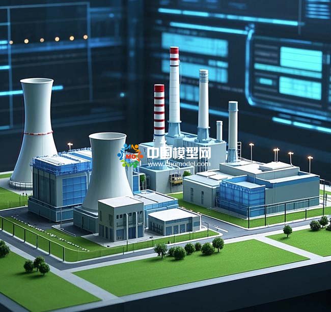 智慧電廠沙盤模型，點(diǎn)亮能源變革新視界