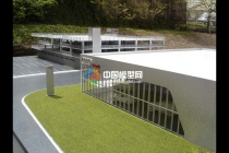 汽車展館沙盤模型，汽車展廳4S店沙盤模型