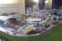 巨能特鋼廠區(qū)沙盤模型，新工藝新技術(shù)新材料新裝備實驗基地