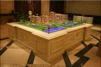 房地產(chǎn)沙盤模型對(duì)顏色表現(xiàn)要求加高，工藝決定效