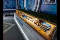 TBM 掘進(jìn)機(jī)盾構(gòu)法隧道施工流程沙盤模型