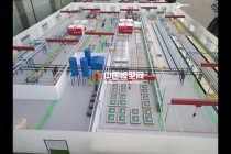 混凝土預(yù)制件生產(chǎn)線沙盤模型， 裝配式建筑沙盤模型