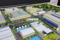 固體廢物處置利用，電解銅項(xiàng)目沙盤(pán)模型