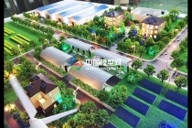 光伏電站應(yīng)用場景沙盤模型，太陽能光伏屋頂發(fā)電沙盤模型