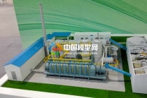 污染土壤修復(fù)沙盤模型，污泥處理模型