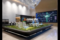 售樓部里的區(qū)位沙盤材質(zhì)各異，不同風(fēng)格而定