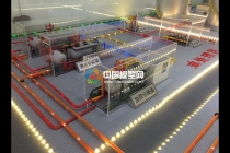 石油儲(chǔ)運(yùn)油氣集輸系統(tǒng)沙盤(pán)模型