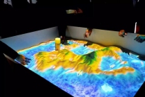 投影沙盤模型高大上，黑暗環(huán)境展示是硬傷