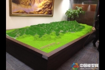 原始恐龍時(shí)代場(chǎng)景模型，流村菩薩鹿地形沙盤模型