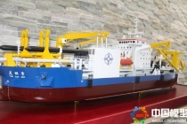 造島神器:天鯤號(hào)挖泥船沙盤模型