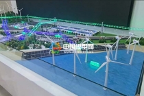 太陽能風(fēng)光互補(bǔ)新能源綜合發(fā)電沙盤模型