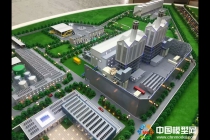 燃機熱電沙盤模型，協(xié)鑫電廠模型