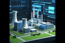 智慧電廠沙盤模型，點亮能源變革新視界