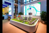 售樓部正常使用三類沙盤模型，建筑區(qū)域和戶型