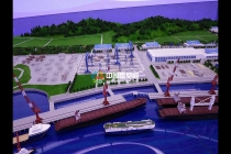 海運(yùn)重工沙盤(pán)模型，海工裝備修造模型